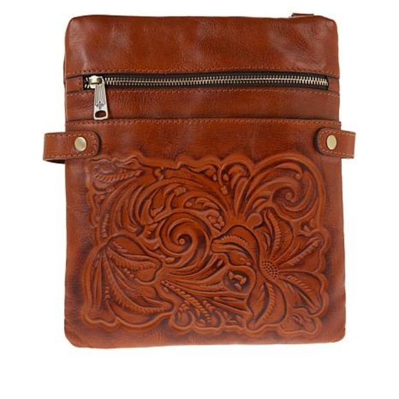 *2 day sale*Patricia Nash Prizzi Leather Crossbody - Picture 2 of 8